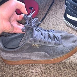 Puma grey shoes